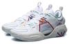 Li Ning All City 9 V1.5 Износостойкие Дышащие Низкие Баскетбольные Кроссовки Мужские Белые ABAT121-1