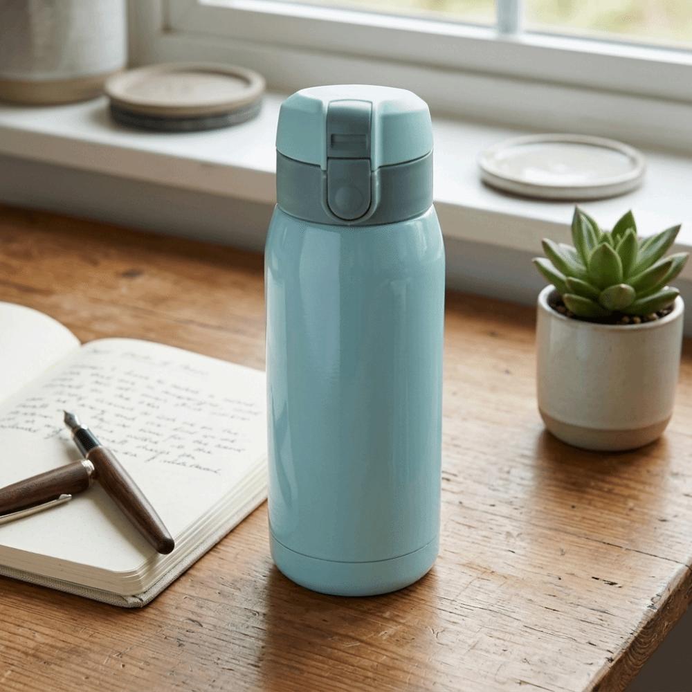 One Touch Flip Lid Vacuum Insulated Cup 360ml Insulated Mug Travel Bottle Outdoor Hiking
