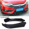Front Bumper Splitter Lip Body Protector Diffuser Kit Universal 2Pcs