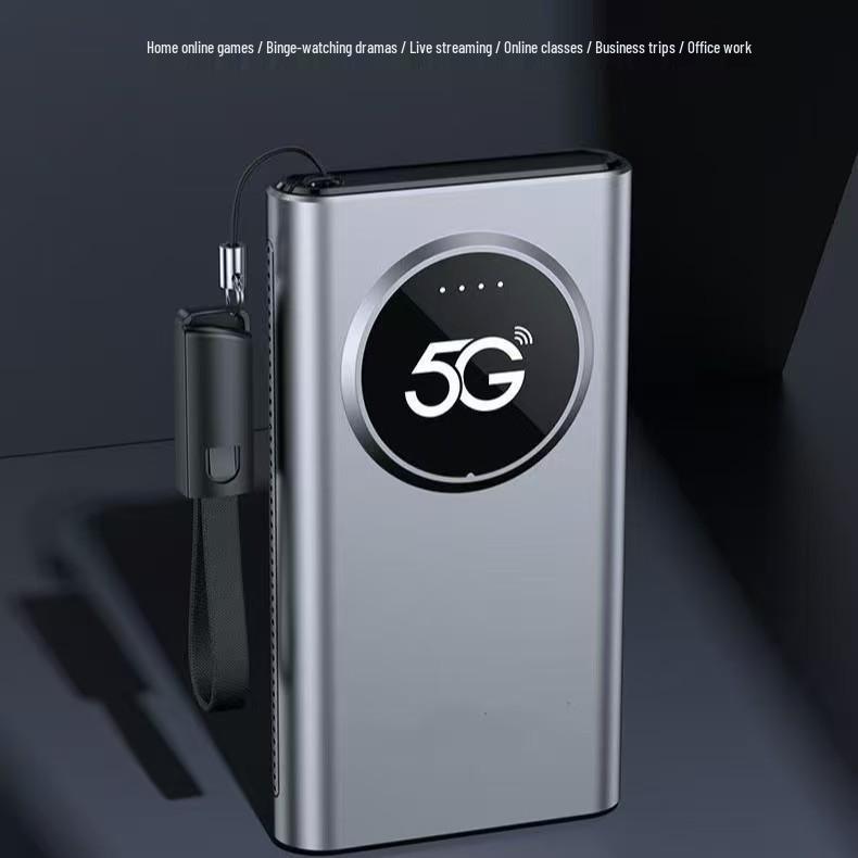 Портативный 5G WiFi 6 роутер для всех сетей с SIM-картой, идеально подходит для стриминга на открытом воздухе