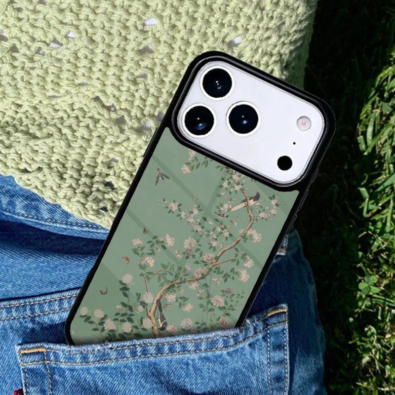Tropical Flowers Phone Case For iPhone 17 AIR 16 Pro Max 15 14 Pro 11 12 13 Shockproof Silicone Cover