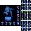 Spider-man 3d Led Night Light Modern Home Bedroom Decoration With Remote Control