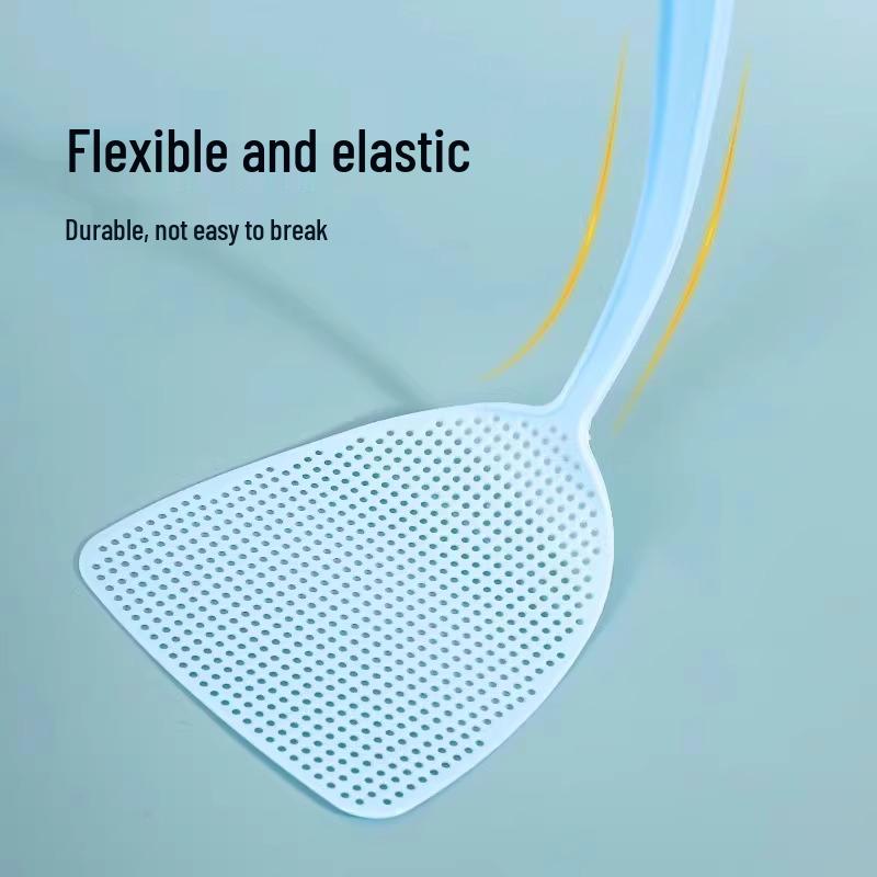 Небьющийся Очень Длинный Пластиковый Мухобойка с Большой Ручной Головкой для Мухобойки для Кухонного Использования