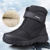 Мужская зимняя обувь, зимние ботинки, комфортные плюшевые теплые ботильоны, повседневные короткие ботинки для отдыха на природе, обувь
