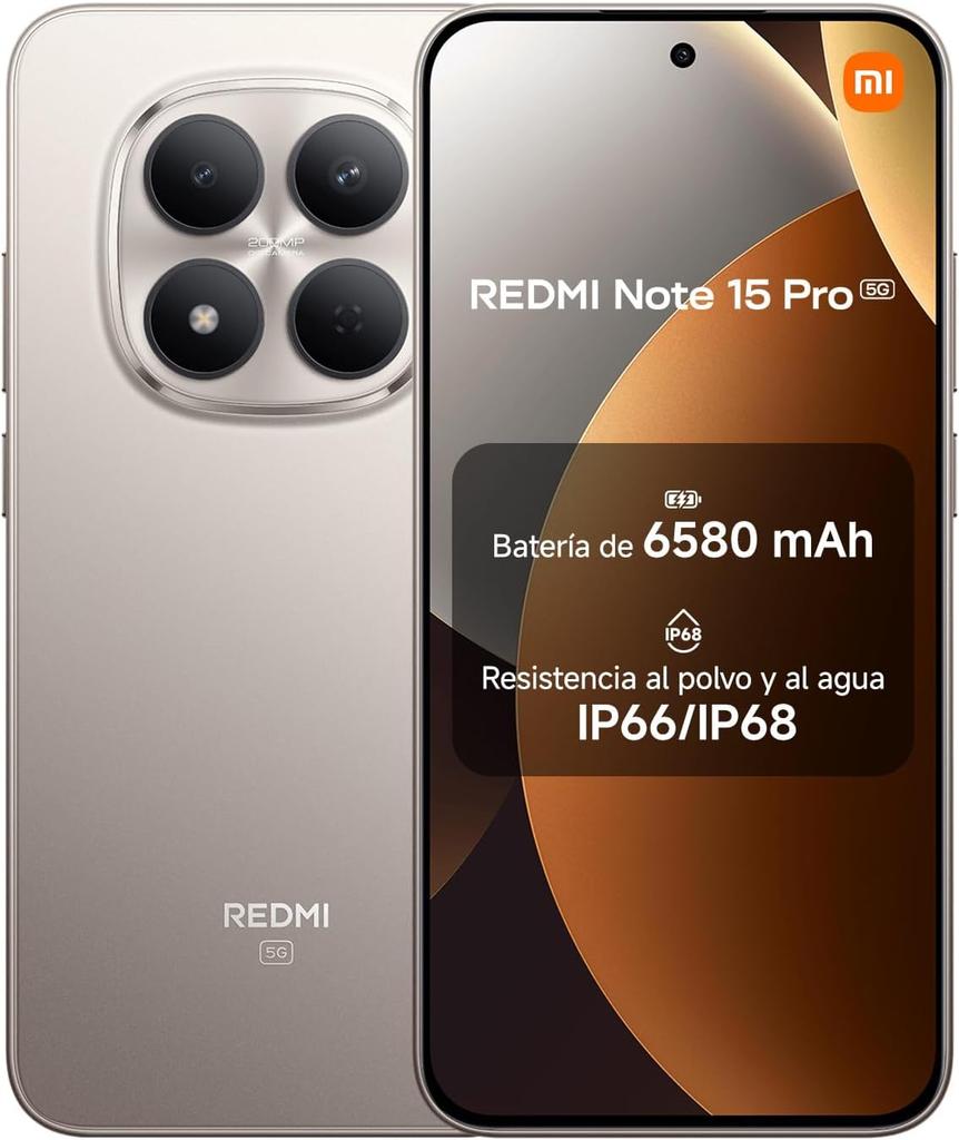 Xiaomi Redmi Note 15 Pro 5G - Черный/Серый/Синий/Фиолетовый