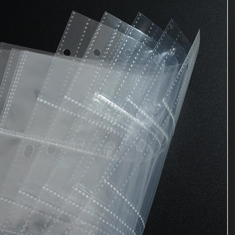 Пластиковая страница для фотоальбома, 20 шт., для коллекционных карт, плотные прозрачные кармашки-листы, защитные кармашки для фотокарточек