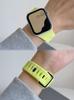 Спортивные ремешки для Apple Watch Ультра Широкие Мягкие Силиконовые Браслеты Водонепроницаемый Ремешок Мужские для iWatch Серии 11/10/9/8/7/6/5/4/3/2/1SE