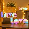 Любовь Декоративный Световой Короб Светодиодные Буквы Любви Ночник Мечтательный