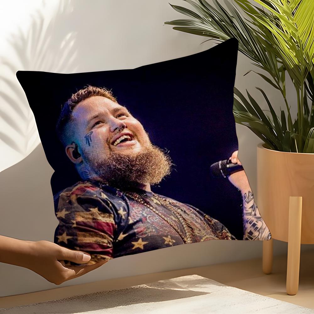 Наволочка с изображением певца Rag'n'Bone Man Декор для гостиной Льняные наволочки Чехол для подушки