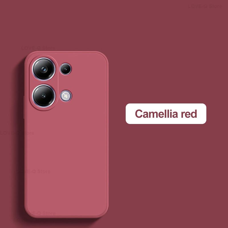 Чехол для телефона Poco M6 Pro, силиконовый однотонный защитный чехол от падений и столкновений для Xiaomi Poco M6 M 6 Pro M6Pro PocoM6 Pro