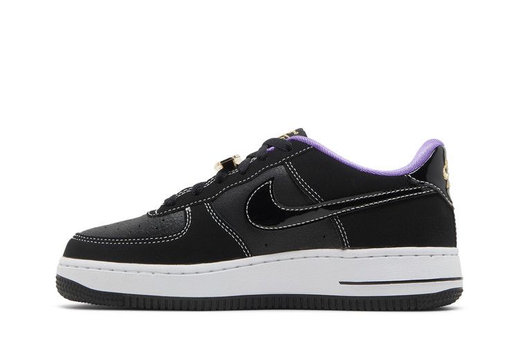 Kids' Sneakers Nike Air Force 1 Low '07 LV8 World Champ Black Purple (GS) Black/Iron Grey/White/Black
