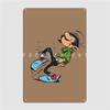 Gaston Lagaffe Metal Sign Painting Décor Garage Club Create Wall Cave Tin Sign Poster