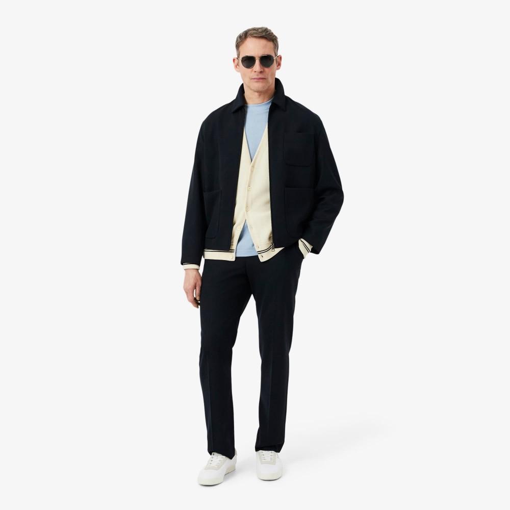 Lacoste Мужская футболка с коротким рукавом из смесовой льняной ткани TH0629-56GHBA