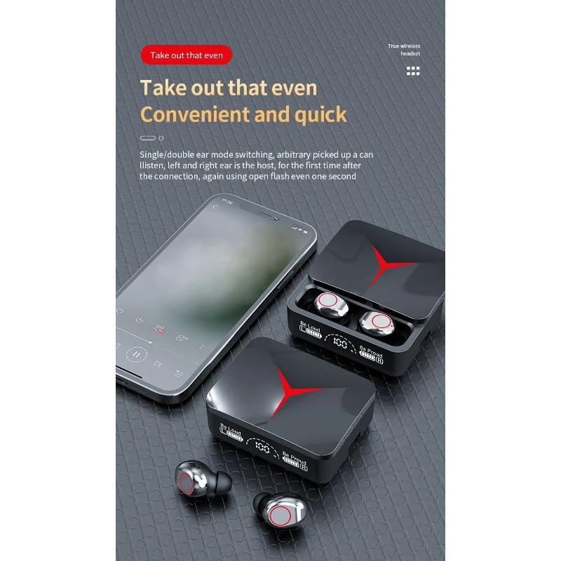 Беспроводные наушники с раздвижной крышкой, игровые наушники Bluetooth 5,3, спортивные наушники, музыкальные гарнитуры для Iphone Xiaomi