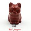 1.5" Various Crystal Energy Stones Carved Cats Rose Quartz Kitten Figurine Natural Gemstone Mini Sitting Cat Chakra Homome Decor