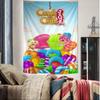 CCandy CCrush SSaga Cartoon Tapestry Art Science Fiction Room Home Decor Art Home Decor