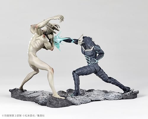 Kaiyodo Аниме "Кайдзю Но. 8" Кайдзю Но. 8 против. Кайдзю Нет. 9 ПВХ Раскрашенная Полная Фигурка Масштаба 1/18