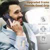 Ретро Кожаный Чехол Для Телефона Бизнес-стиля Для iPhone 16E 16 15 14 13 12 11 Pro Max XS XR X 7 8 Plus SE2 SE3 Ударопрочный Чехол