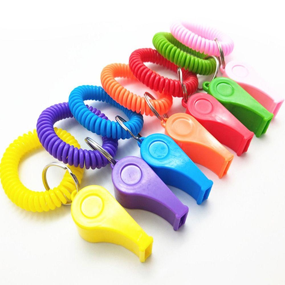5pcs With Rope Spring Wristband Whistle Football Basketball Tool Training School Soccer Tools
