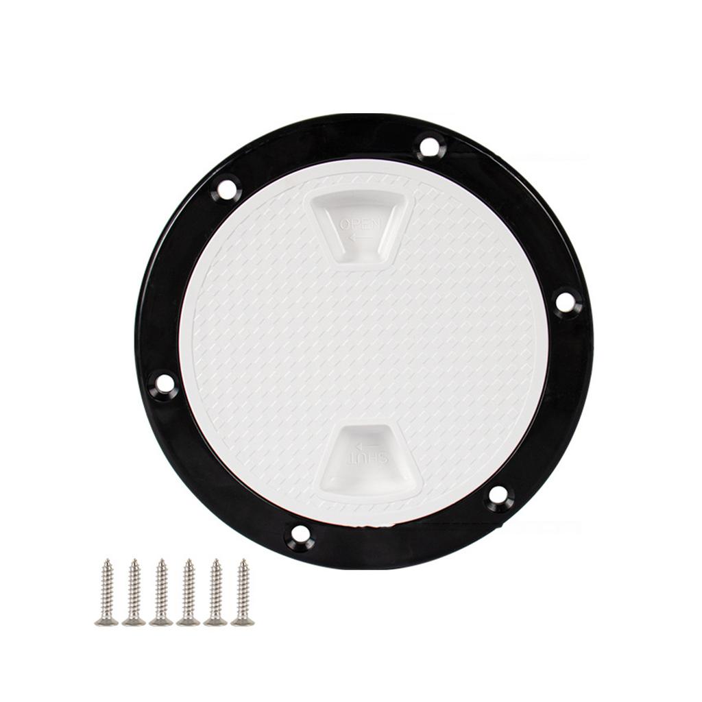 Аксессуары для лодок 4 дюйма 6 дюймов ABS Круглый скользящий инспекционный с отсоединяемым чехлом для морских судов яхт