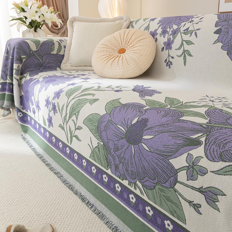 Полотенце для дивана из синели, универсальный универсальный чехол для дивана Four Seasons, пылезащитный чехол для гостиной, цельный диван, большой тканевый чехол