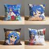 Konata L-Lucky Izumi S-Star Наволочка для Декора Дивана Автомобиля Офиса Комнаты Подушки с Принтом Декорации и Защитник