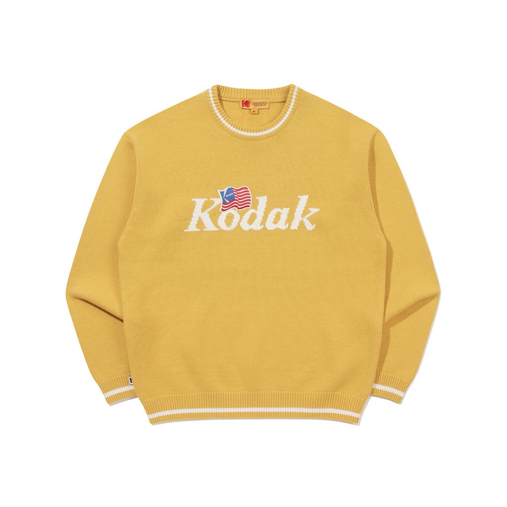 KODAK Gold Moment Логотип Точечная вязка Желтый