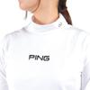 Ping Apparel Women's Long Sleeve High Neck Shirt (Stretch and Warm) / Golf Undershirt / 622-3269002 030_White LL