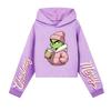 Kids' Casual Fashion Christmas Printed Long Sleeve Hooded Sweatshirt (No Drawstring)
