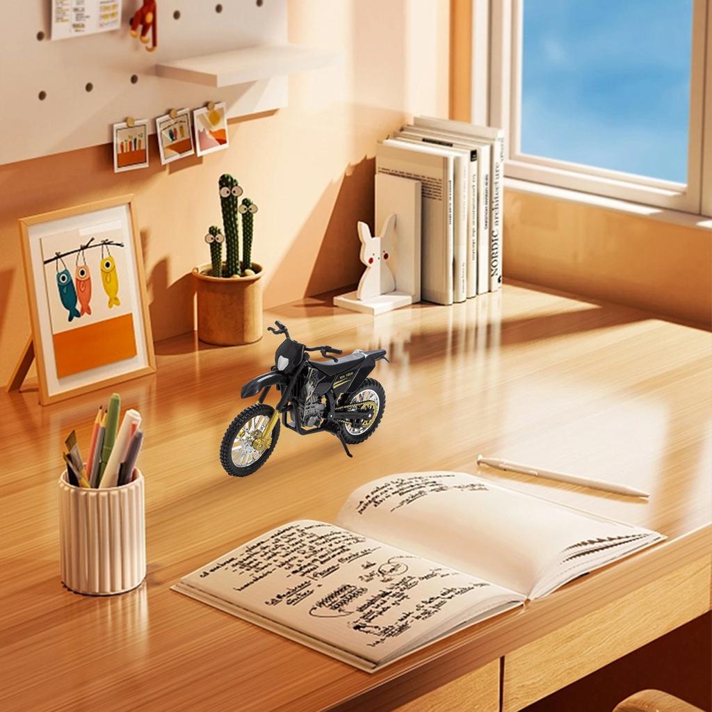 Сплав мотоцикла модель автомобиля украшение подарок черная игрушка