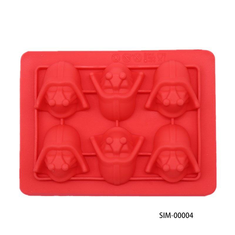 Формы для украшения тортов Силиконовые формы для выпечки Шоколад Конфеты Желейный десерт Кубик льда для Звездных форм Войны
