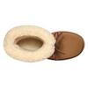 UGG Модные короткие сапоги из овчины и замши с круглым носком, женские сапоги, коричневые 1153511-CHE