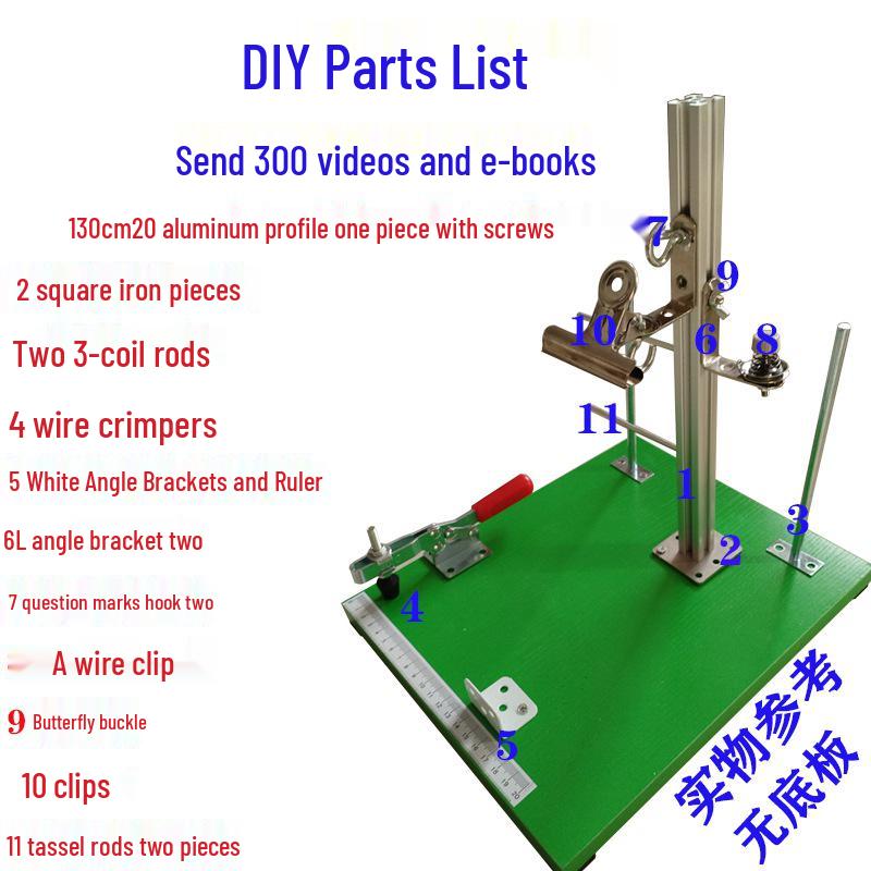 DIY Multifunctional Hand-Woven Rope Braiding Tool Set