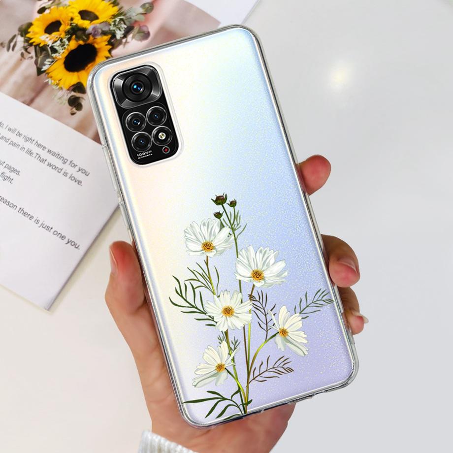 Women Fashion Phone Case For Xiaomi Redmi Note 11 Pro 4G 5G / Redmi Note11 11s 4G Global Luxury Slim Silicone Bumper Coque Soft