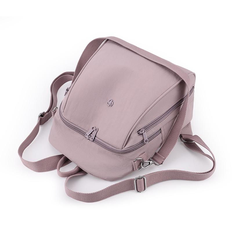 Однотонный женский рюкзак большой вместимости, дорожный рюкзак, легкая нейлоновая сумка