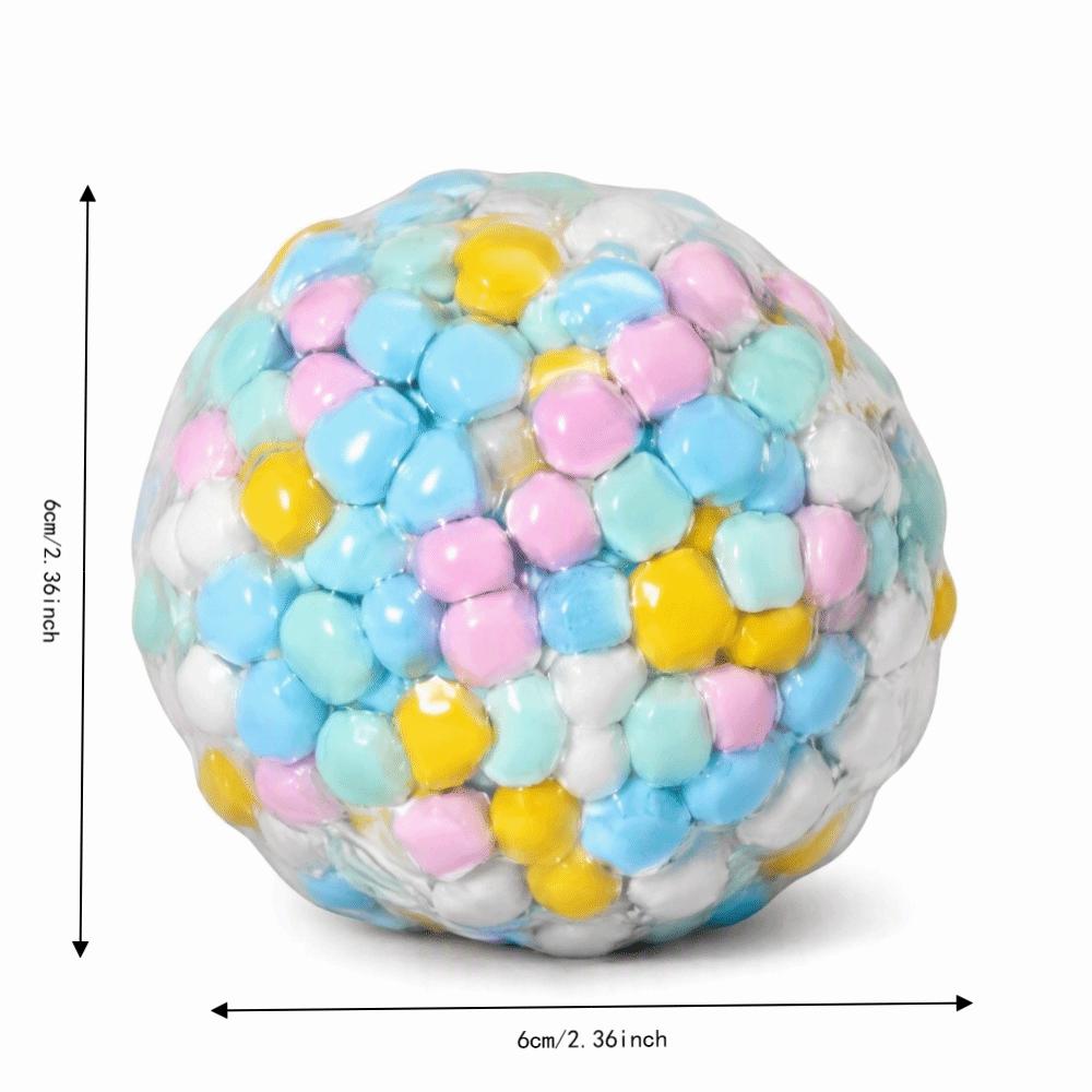 Crunch Cloorful Squeeze Ball Handmade Cloorful Pinching Toy Cloorful Squishy Toys Kifts Gift