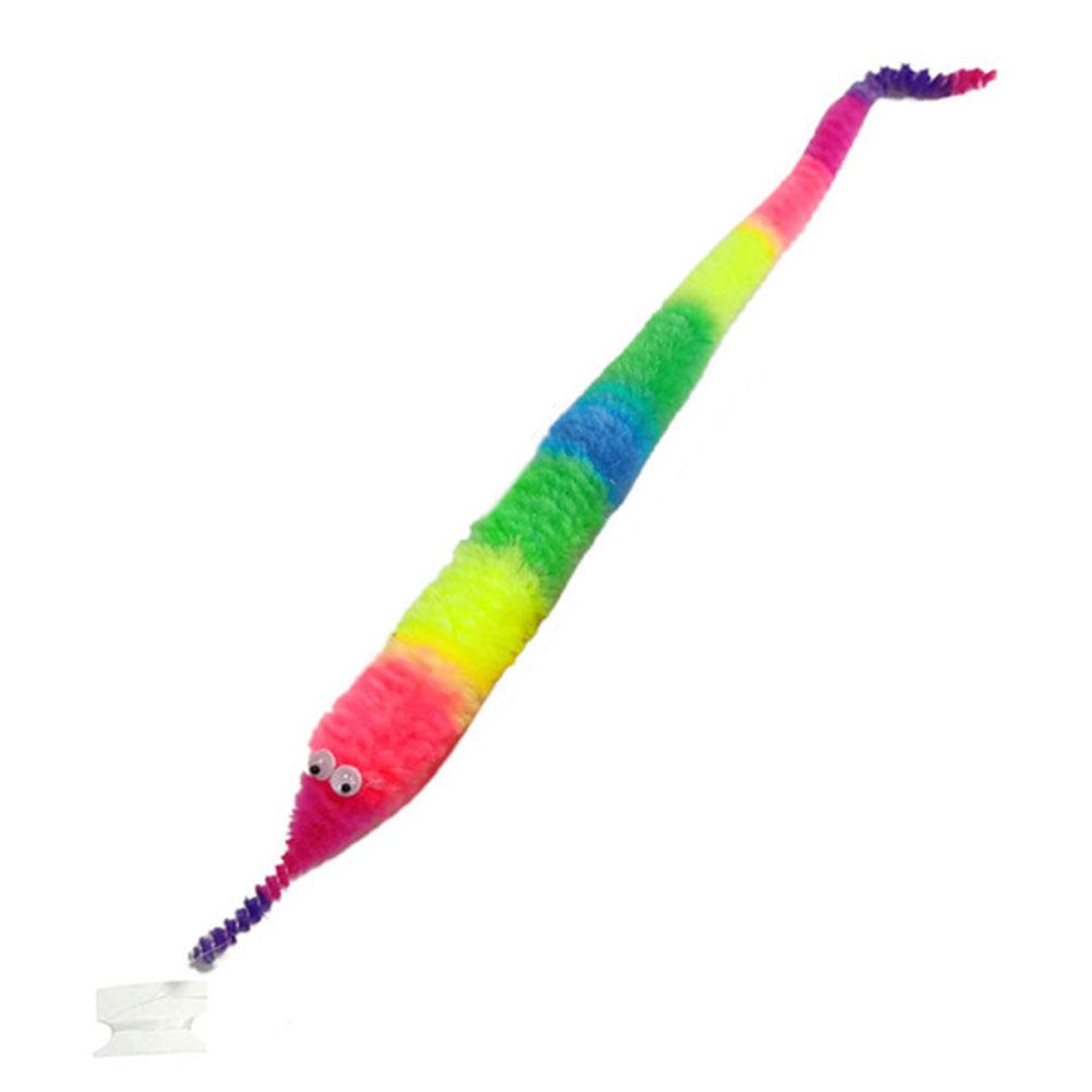 1/3/5Pcs New Funny Props Twisty Magic Worm Trick Toy For Kids Caterpillars On A Invisible String Children Party Game Favor Gift