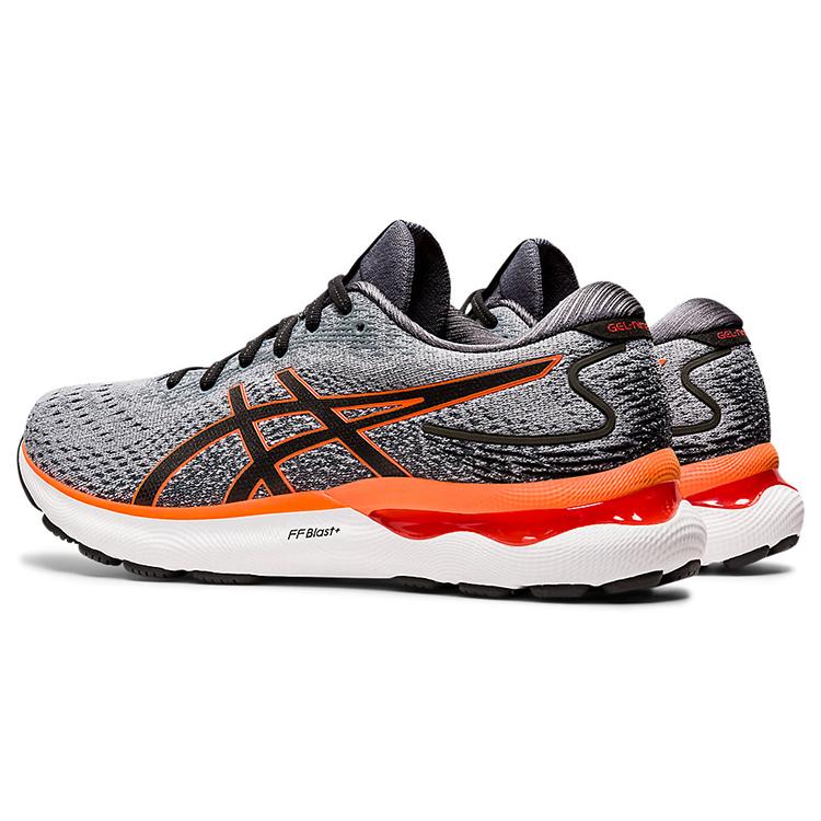 Новые Asics Gel Nimbus 24 Sheet Rock Grey Shocking Orange 1011B359-020