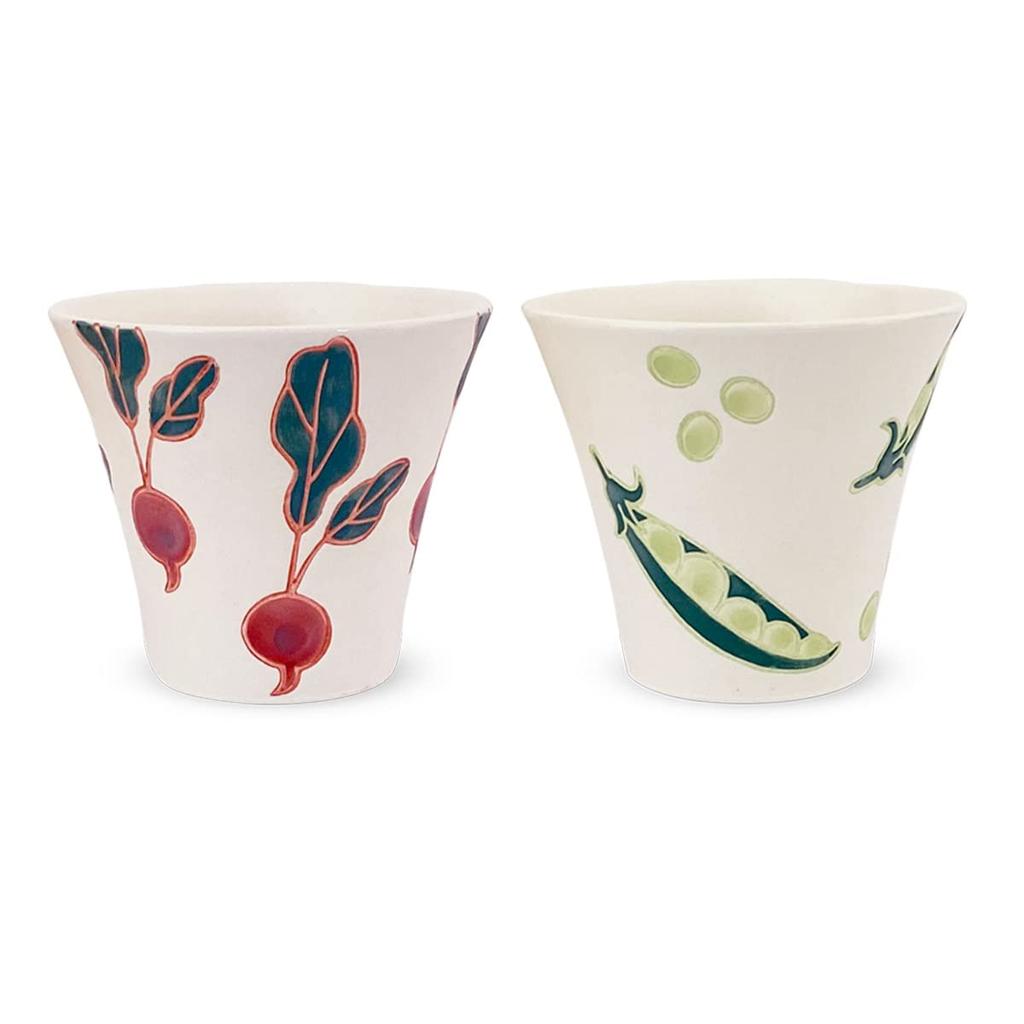 Kobo Sho Fresh Art Shintan Pear and Hasami Made In Japan J-Kitchens Cup, (Radish Bean), Ware,