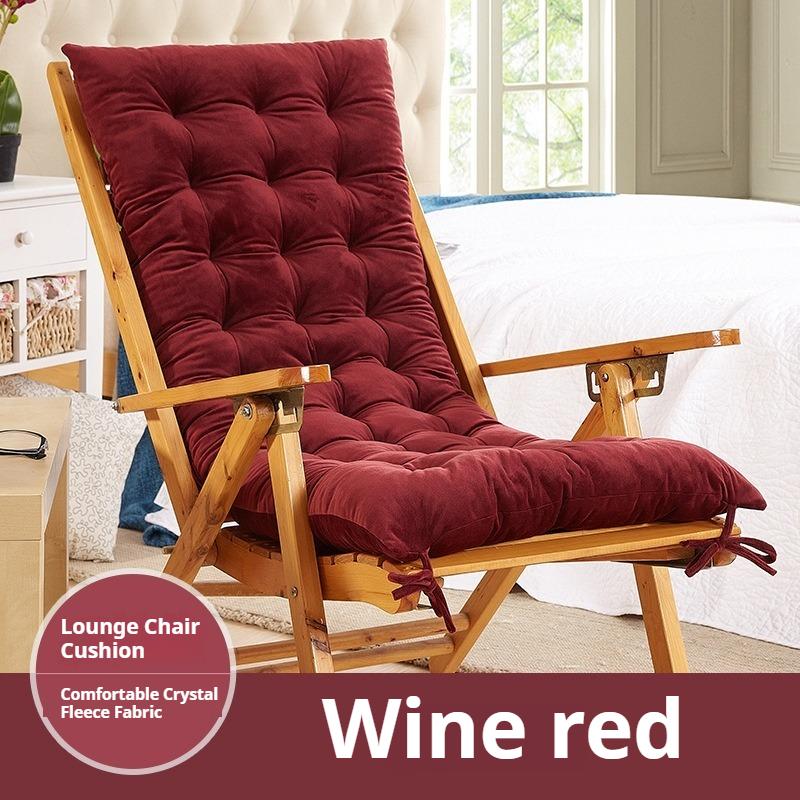 Утолщенная подушка для шезлонга, подушка для ленивого кресла, подушка для пляжного кресла, складная, двусторонняя, удобная и дышащая