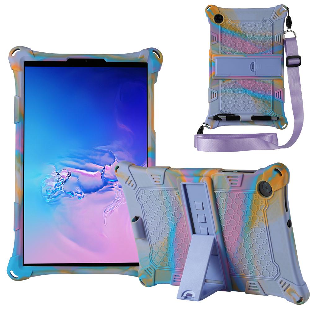 Силиконовый чехол для Lenovo Tab P11 Xiaoxin Pad 11 2021 TB-J606F Pro 2020 TB-J706F M10 Gen2 TB-X306F M10 Plus TB-X606F Чехол-подставка