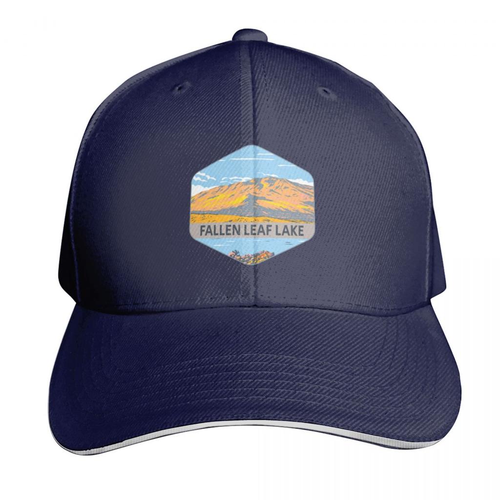 Fallen Leaf Lake California Baseball Cap Sun Protection Upf 50 Breathable Mesh Back Adjustable Buckle Closure