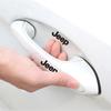 Jeep 8pcs Car Door Handle Stickers Transparent Protector Film For Jeep Renegade Compass Grand Cherokee Wrangler Patriot Rubicon