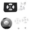 For Mercedes Benz E C S GLK R ML GL CLS SLK Class W204 W212 ABS Chrome Car Accessories Inner Wheel Button Stickers Cover