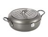 New Yoshikawa Tenichi Tempura Pot with IH Made In Gift Wrapping Available Lid, 22cm, Compatible, Japan,