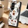 Ретро Листья Цветы Чехол Для Samsung Z Fold 8 Ultra 7 6 5 Роскошная Кожаная Наклейка Жесткий Складной Чехол Для Телефона Для Galaxy Z Fold8 Fold7 Fold6