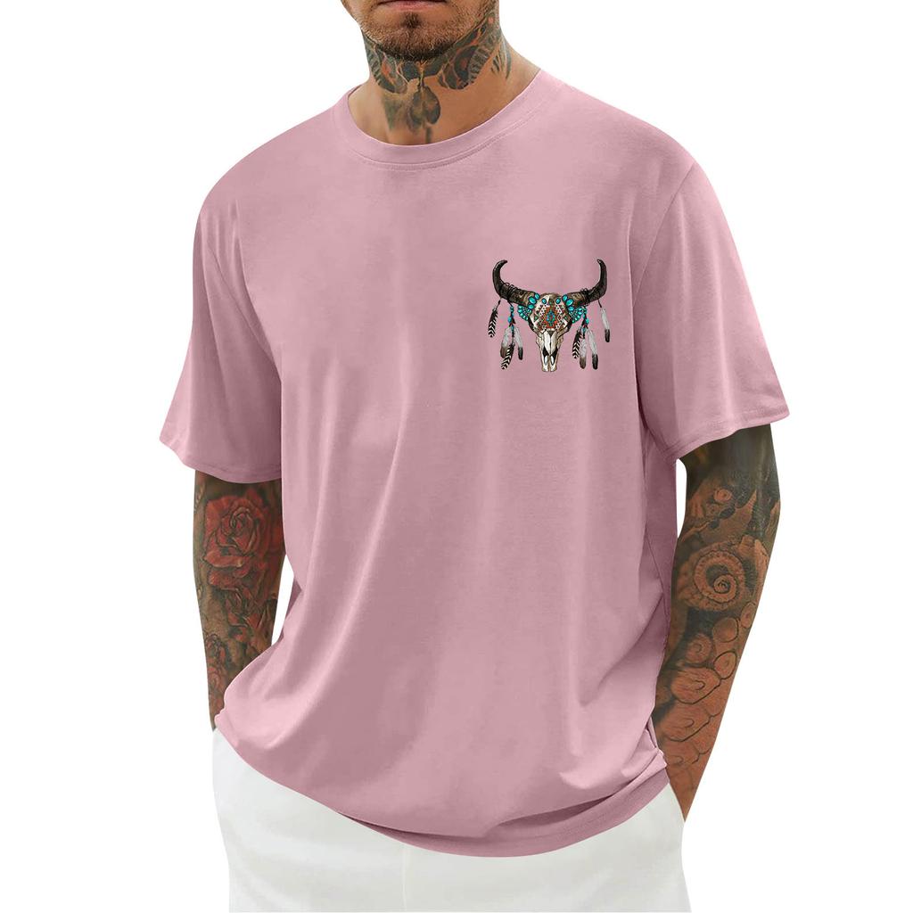 Мужская футболка, свободный повседневный топ с короткими рукавами, мужской топ с короткими рукавами