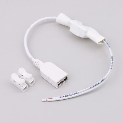 Переменный ток 220 В в постоянный ток 5 В/1 А 5 Вт Белый Wifi камера Diy Monitorn женский USB адаптер разъем изоляционный модуль стабилизированный модуль