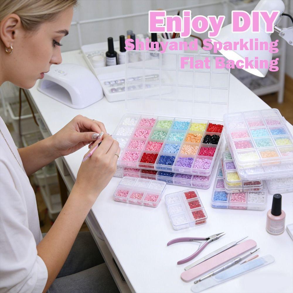3D Acrylic Nail Decor Kawaii Nail Supplies New Flower Nail Art Charms  DIY