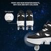 Fashionable Unisex Automatic Pop-up Sneakers With Wheels Dual-purpose Skating Casual Shoes Women's High Top 4 Wheel Roller Shoes